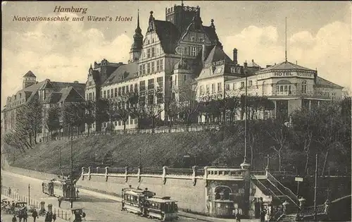 Hamburg Navigationsschule und Wiezels Hotel Kat. Hamburg