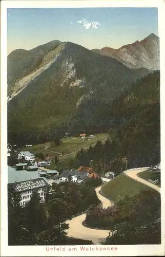 Urfeld Oberbayern Hotel Post und Jaeger am Seee Kat. Kochel a.See