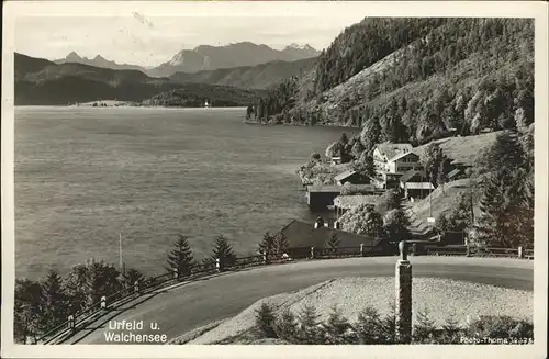 Urfeld Oberbayern und Walchensee Kat. Kochel a.See