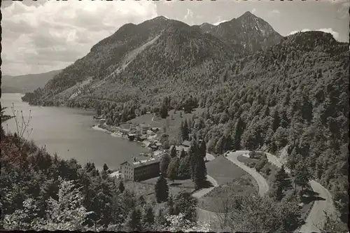 Urfeld Walchensee Panorama Kat. Kochel a.See