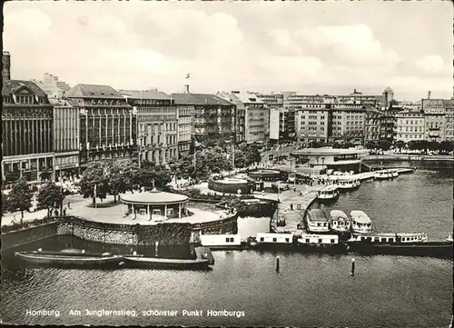 Hamburg Partie am Jungfernstieg Kat. Hamburg