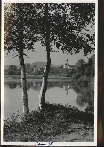 Saulburg Panorama mit Kirche Kat. Wiesenfelden