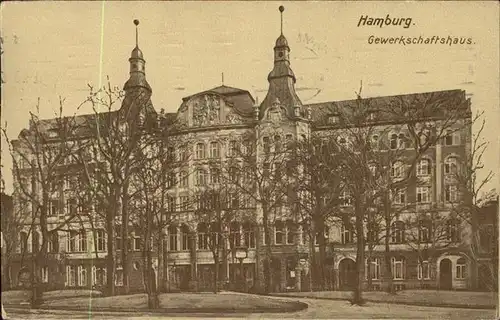 Hamburg Gewerkschaftshaus Kat. Hamburg