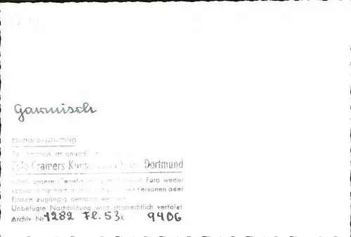 Garmisch Partenkirchen Fliegeraufnahme Kat. Garmisch Partenkirchen