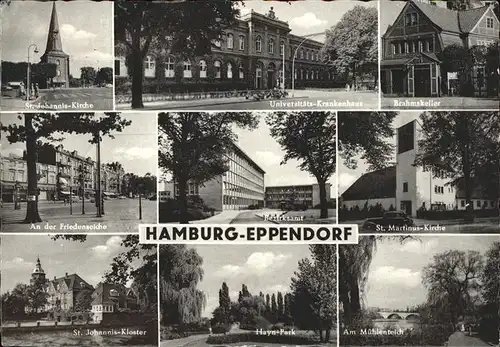 Eppendorf Hamburg Teilansichten und Sehenswuerdigkeiten / Hamburg /Hamburg Stadtkreis
