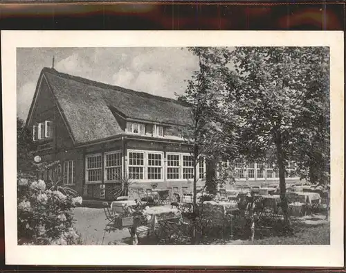 Bergstedt Gasthaus Quellenhof Kat. Hamburg