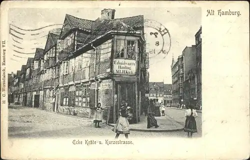 Hamburg Ecke Kraete und Kurzestrasse Kat. Hamburg