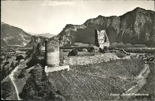 Bad Ragaz Ruine Freudenberg Kat. Bad Ragaz