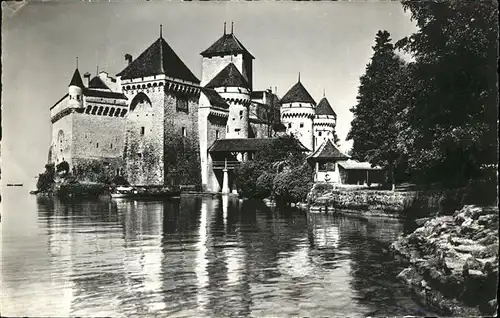 Chillon Chateau Lac Leman Kat. Montreux