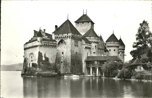 Chillon Chateau Lac Leman Kat. Montreux