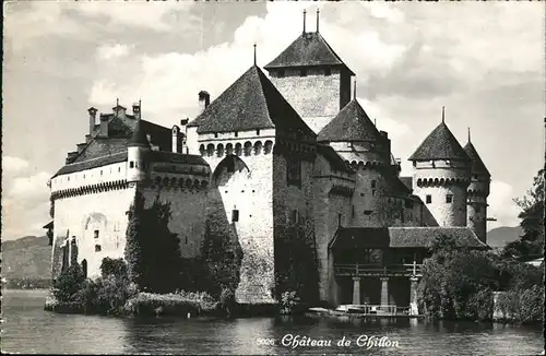 Chillon Chateau Lac Leman Kat. Montreux