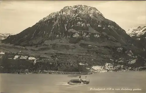 Seelisberg UR Blick zum Fronalpstock Vierwaldstaettersee / Seelisberg /Bz. Uri