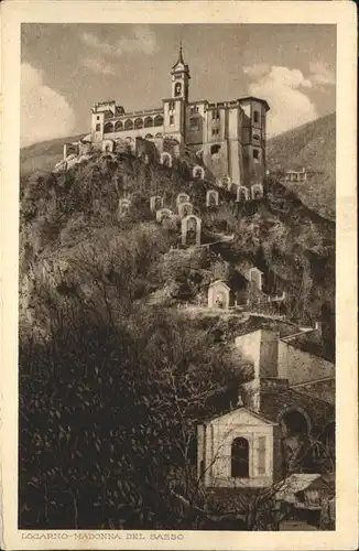 Locarno Madonna del Sasso Wallfahrtskirche / Locarno /Bz. Locarno