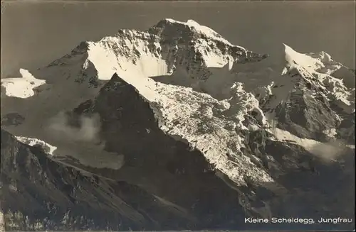 Grindelwald Kleine Scheidegg Jungfrau Berner Alpen Kat. Grindelwald