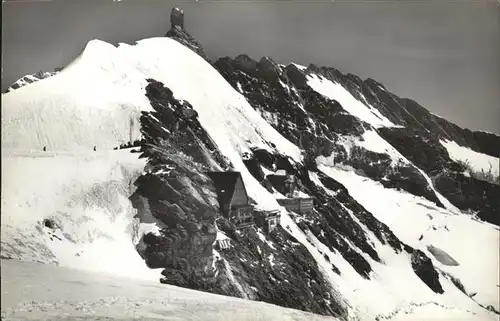 Jungfraujoch Berghaus Sphinxpavillon und Forschungsstation Kat. Jungfrau