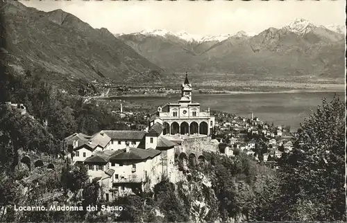 Locarno Basicila Madonna del Sasso Lago Maggiore Wallfahrtskirche / Locarno /Bz. Locarno