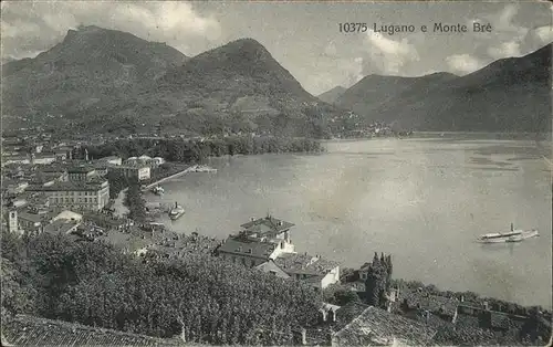 Lugano Tessin Lago di Lugano Monte Bre Kat. Lugano