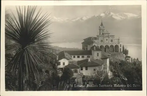 Locarno Basilica Madonna del Sasso Lago Wallfahrtskirche / Locarno /Bz. Locarno