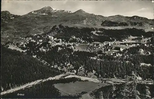 Arosa GR Panorama im Sommer Kat. Arosa