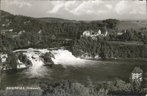 Schaffhausen SH Rheinfall Schloss Laufen Kat. Schaffhausen