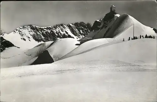 Jungfraujoch mit Sphinxpavillon Kat. Jungfrau