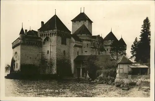 Chillon Chateau Lac Leman Kat. Montreux