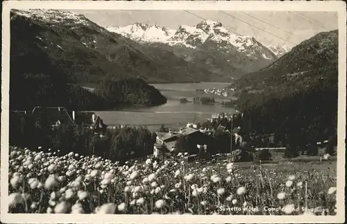 St Moritz GR Suvretta Hotel Moritzersee Campfer Silvaplana Sommerfrische Kat. St Moritz