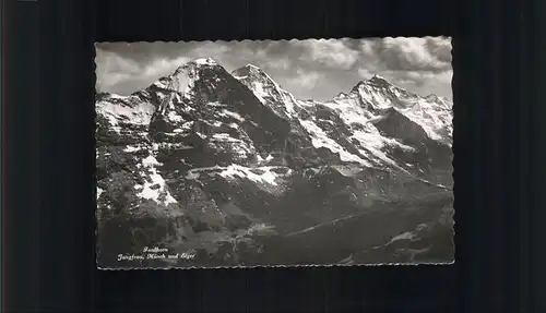 Grindelwald Faulhorn Jungfrau Moench und Eiger Berner Alpen Kat. Grindelwald