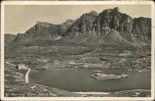 San Bernardino GR Ospizio Lago di Moesa Kat. Mesocco