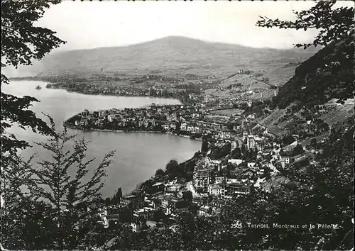 Territet Montreux et le Mont Pelerin Lac Leman Kat. Territet