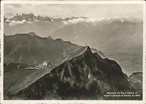 Rochers de Naye Hotel Sommet et Dents du Midi Kat. Rochers de Naye