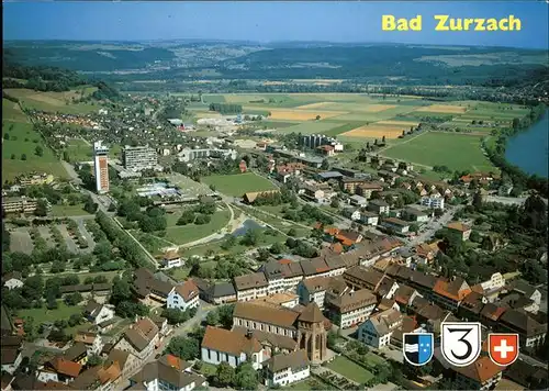 Zurzach Fliegeraufnahme Kat. Zurzach