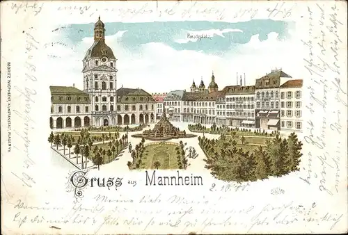 Mannheim Paradeplatz Kat. Mannheim