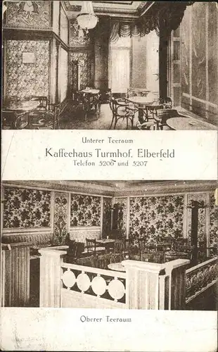Elberfeld Wuppertal Kaffeehaus Turmhof Teeraum Feldpost / Wuppertal /Wuppertal Stadtkreis