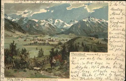 Oberstdorf Alpen Kat. Oberstdorf