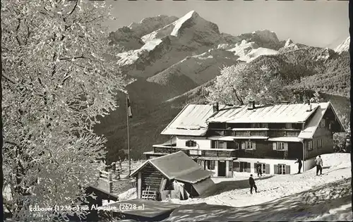 Garmisch Partenkirchen Berggasthof Eckbauer Alpspitze Kat. Garmisch Partenkirchen