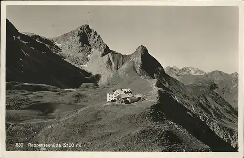 Oberstdorf Rappenseehuette Kat. Oberstdorf