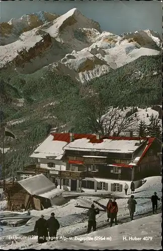 Zugspitze Berggasthof Eckbauer Kat. Garmisch Partenkirchen