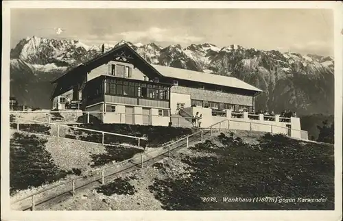 Wankhaus Karwendel Kat. Garmisch Partenkirchen
