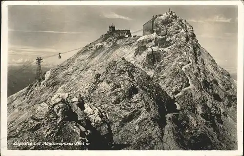 Zugspitze Muenchenerhaus Kat. Garmisch Partenkirchen