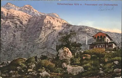 Dreitorspitze Schachenhaus Kat. Garmisch Partenkirchen