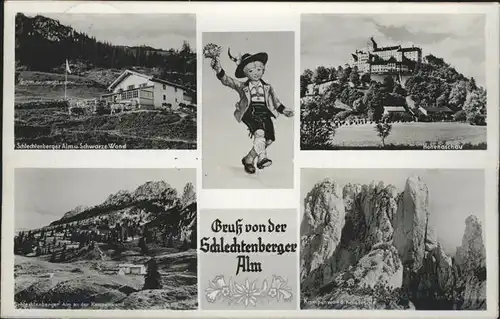 Hohenaschau Chiemgau Schloss Schlechtenberger Alm Kampenwand Kat. Aschau i.Chiemgau