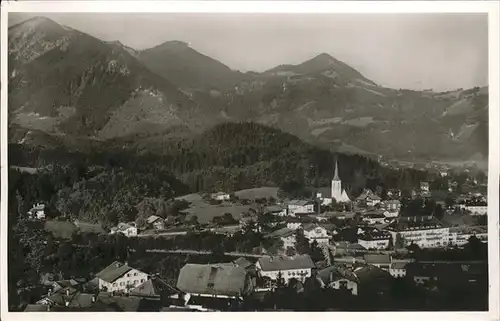 Marquartstein Gesamtansicht Hochplatte Kat. Marquartstein