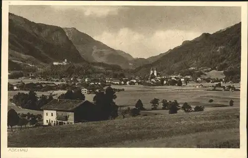 Aschau Gesamtansicht Kat. Aschau i.Chiemgau