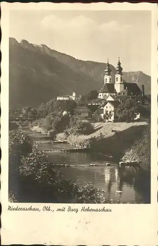 Niederaschau Chiemgau Burg Hohenaschau Kat. Aschau i.Chiemgau