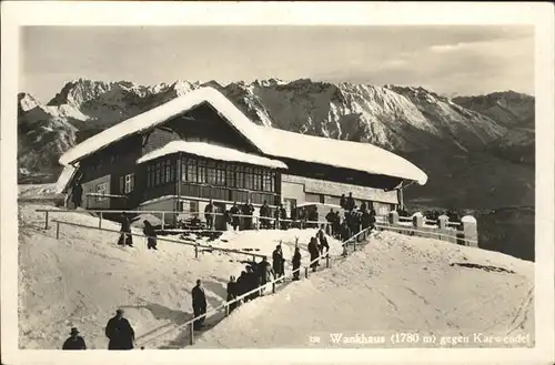 Wankhaus Karwendel Kat. Garmisch Partenkirchen