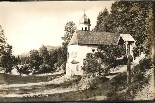 Sachrang Chiemgau oelberg Kapelle Kat. Aschau i.Chiemgau