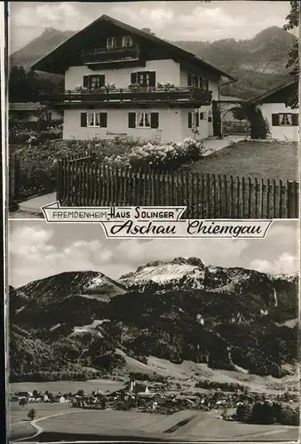 Aschau Fremdenheim Haus Solinger Kat. Aschau i.Chiemgau