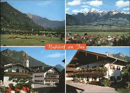 Nussdorf Inn Kranzhorn Kaisergebirge Wendelsteingruppe / Nussdorf a.Inn /Rosenheim LKR