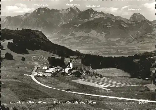 Rossholzen Panorama Wendelstein Kat. Samerberg